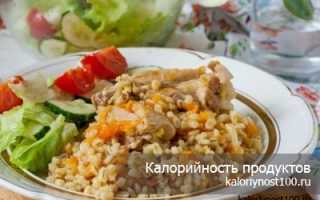 Перловка с курицей калории